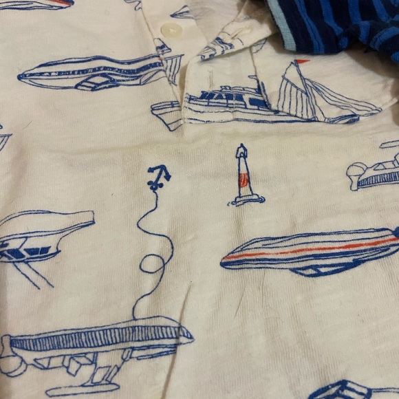 Whale speed boat stripe polo button bundle - Picture 4 of 5